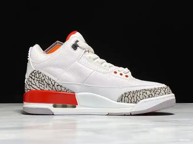 Rep TBK 136064-116 Retro 3 Air of Hall Jordan Fame 0624